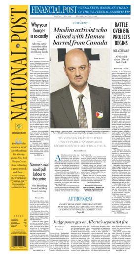 Cover of National Post - (National Edition)
