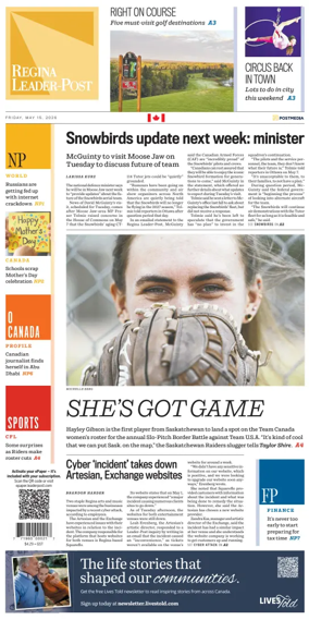 Cover of Regina Leader-Post