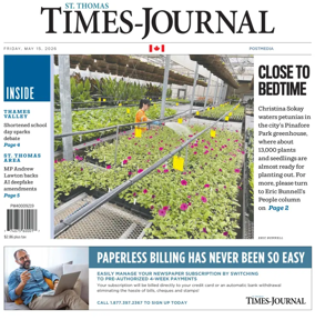 Cover of St. Thomas Times-Journal