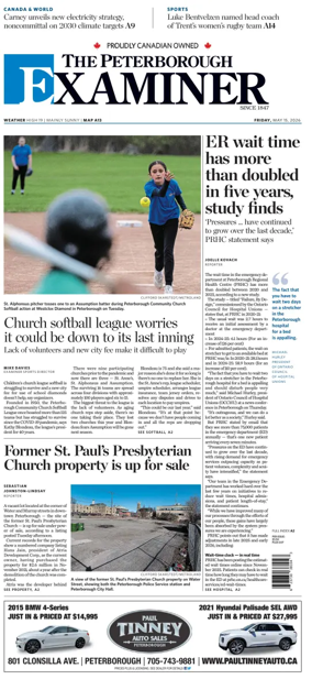 Cover of The Peterborough Examiner