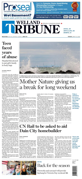 Cover of The Welland Tribune