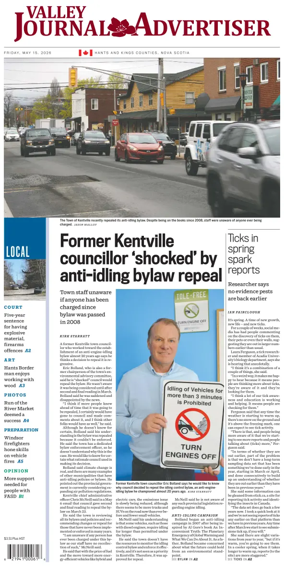 Cover of Valley Journal Advertiser