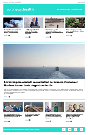 Cover of Euronews Health (Spanish) Compiled Edition