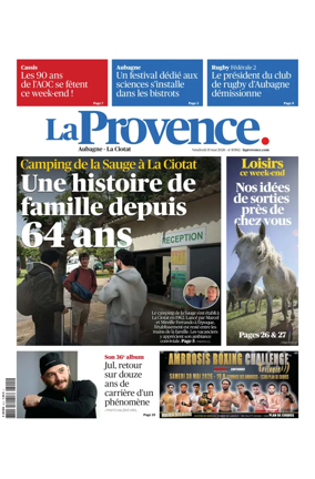 Cover of La Provence Aubagne-La Ciotat