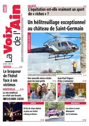 Cover of La Voix de l’Ain Amberieu en Bugey - Meximieux