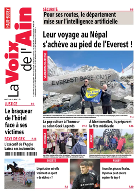 Cover of La Voix de l’Ain Oyonnax