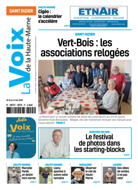 Cover of La Voix de la Haute-Marne edition Saint-Dizier