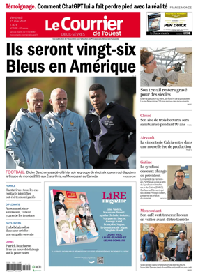 Cover of Le Courrier de l’Ouest (Deux-Sevres)