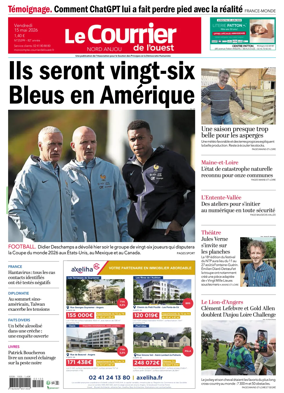 Cover of Le Courrier de l’Ouest (Nord Anjou)