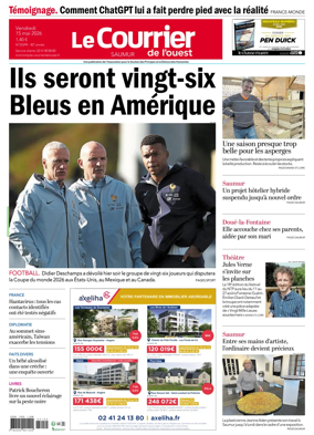 Cover of Le Courrier de l’Ouest (Saumur)