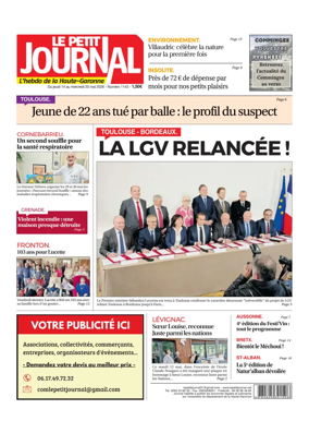 Cover of Le Petit Journal - L'hebdo du Pays Toulousain