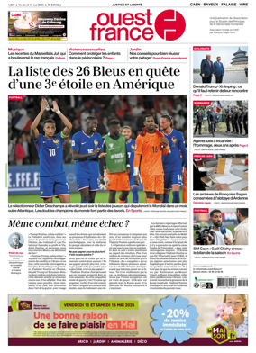 Cover of Ouest France (Caen - Bayeux - Falaise - Vire)