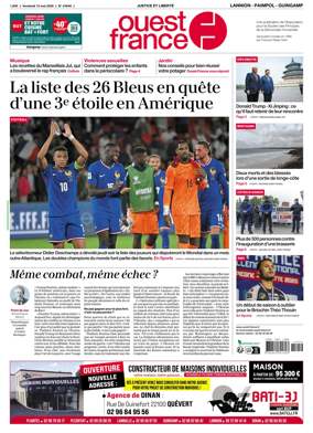 Cover of Ouest-France (Lannion / Paimpol / Guingamp)