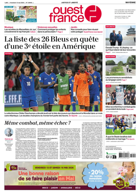 Cover of Ouest France (Mayenne)