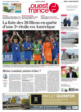 Cover of Ouest France (Nord-Finistere)