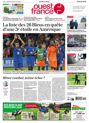 Cover of Ouest France (Pornic / Pays de Retz)