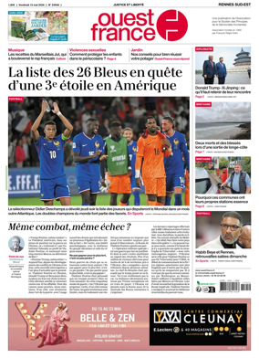 Cover of Ouest-France (Rennes Sud-Est)
