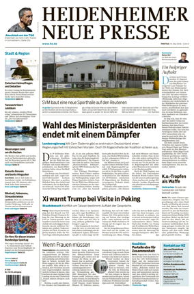 Cover of Heidenheimer Neue Presse
