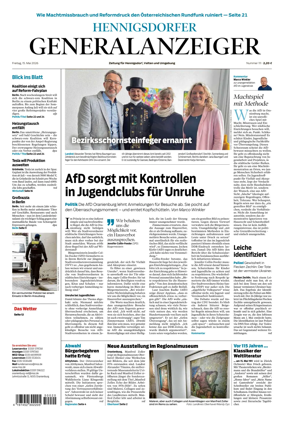 Cover of Hennigsdorfer Generalanzeiger