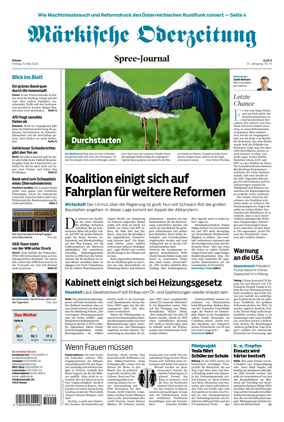Cover of Markische Oderzeitung Erkner