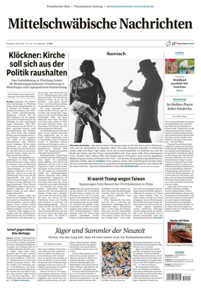 Cover of Mittelschwaebische Nachrichten