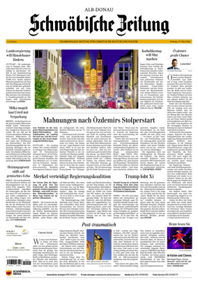 Cover of Schwabische Zeitung (Alb-Donau)