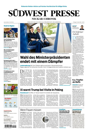 Cover of SUDWEST PRESSE - Neckar-Chronik
