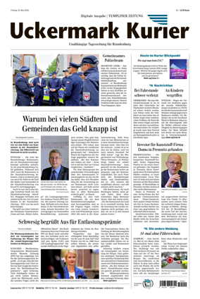 Cover of Templiner Zeitung