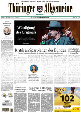 Cover of Thuringer Allgemeine (Nordhausen)
