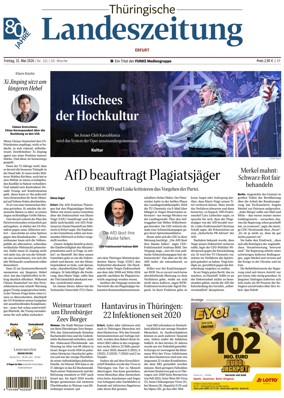 Cover of Thuringische Landeszeitung (Erfurt)
