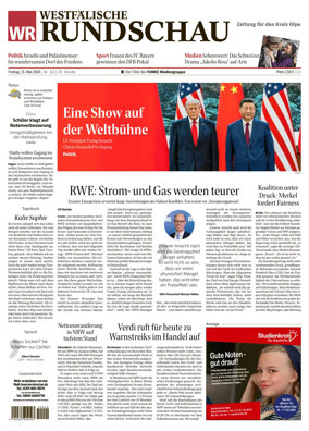 Cover of Westfalische Rundschau (Olpe)
