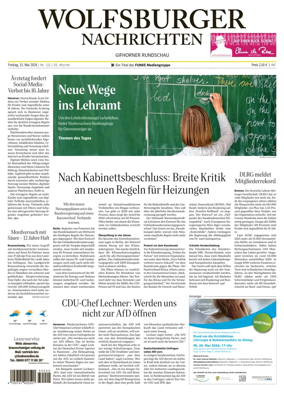 Cover of Wolfsburger Nachrichten (Wolfsburg-Gifhorn)