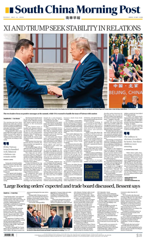 Cover of South China Morning Post