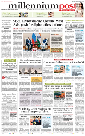 Cover of Millennium Post