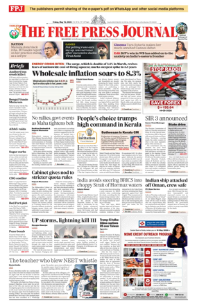Cover of The Free Press Journal