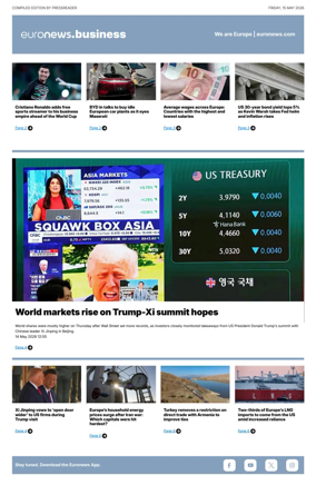 Cover of Euronews Business