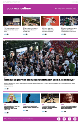 Cover of Euronews Culture and Sport (Turkish) Compiled Edition