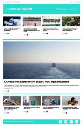 Cover of Euronews Health (Turkish) Compiled Edition