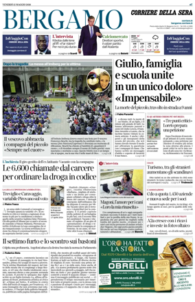 Cover of Corriere della Sera (Bergamo)