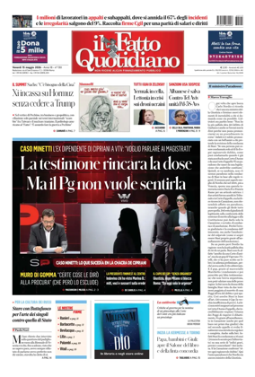 Cover of Il Fatto Quotidiano