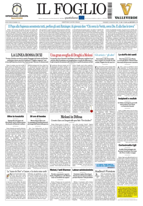 Cover of Il Foglio Quotidiano