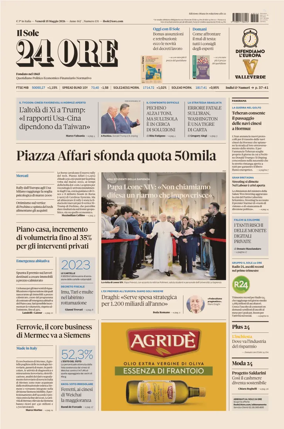 Cover of Il Sole 24 Ore