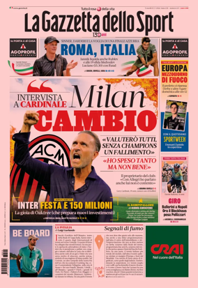 Cover of La Gazzetta dello Sport - Napoli
