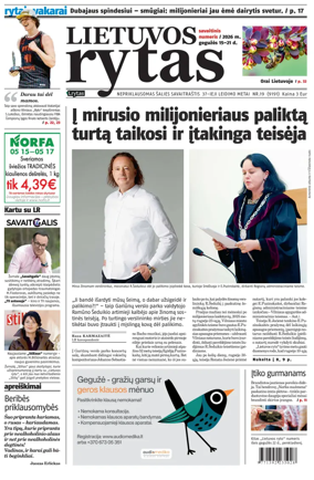 Cover of Lietuvos Rytas