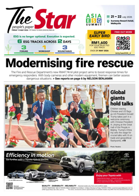 Cover of The Star Malaysia