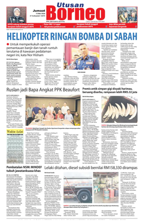 Cover of Utusan Borneo (Sabah)