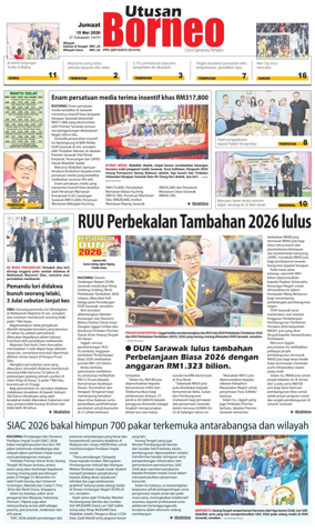 Cover of Utusan Borneo (Sarawak)