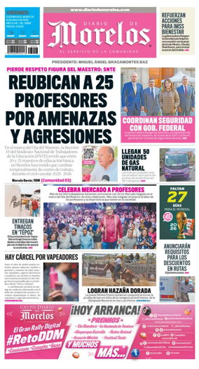 Cover of Diario de Morelos