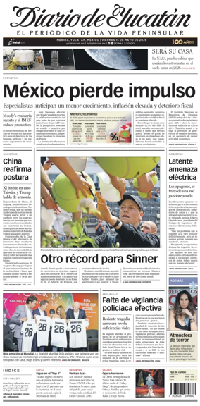 Cover of Diario de Yucatan