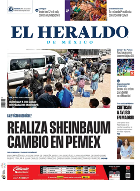 Cover of El Heraldo de Mexico